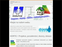Tablet Screenshot of hortis.cz